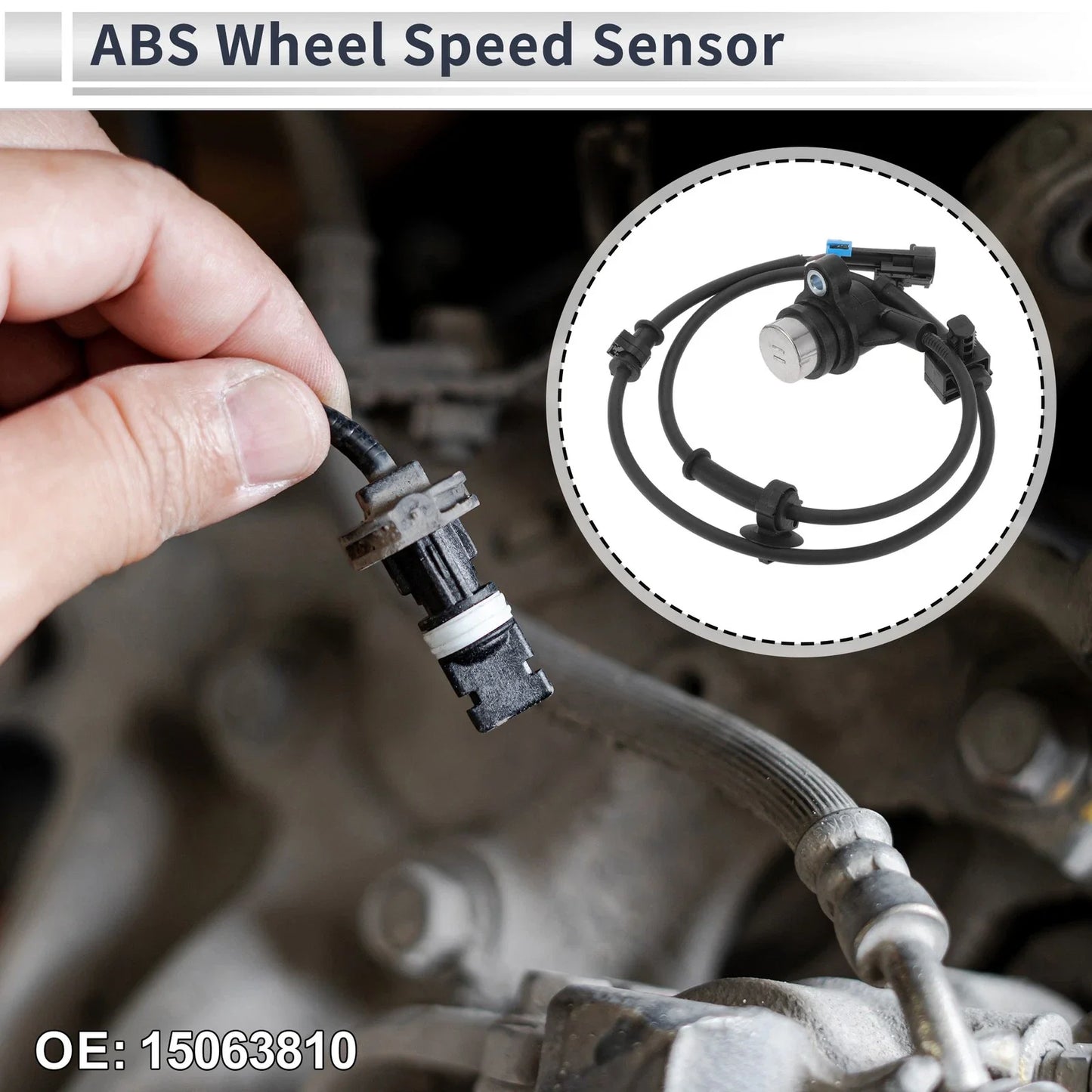ABS Wheel Speed Sensor for Chevrolet Avalanche 1500 (2004-2006)