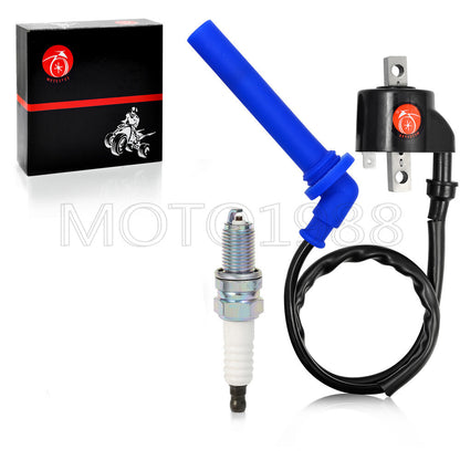 Ignition Coil & Spark Plug for Polaris ATV Predator 500 (2003–2007)