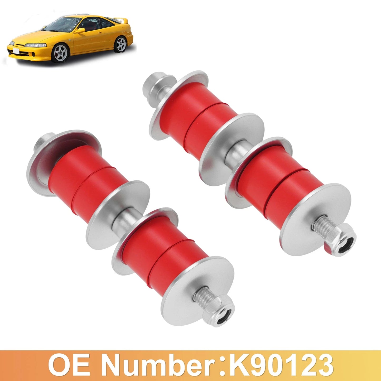 2X Front Sway Bar Links K90123 for Acura Integra, Honda Civic, CRX, Prelude