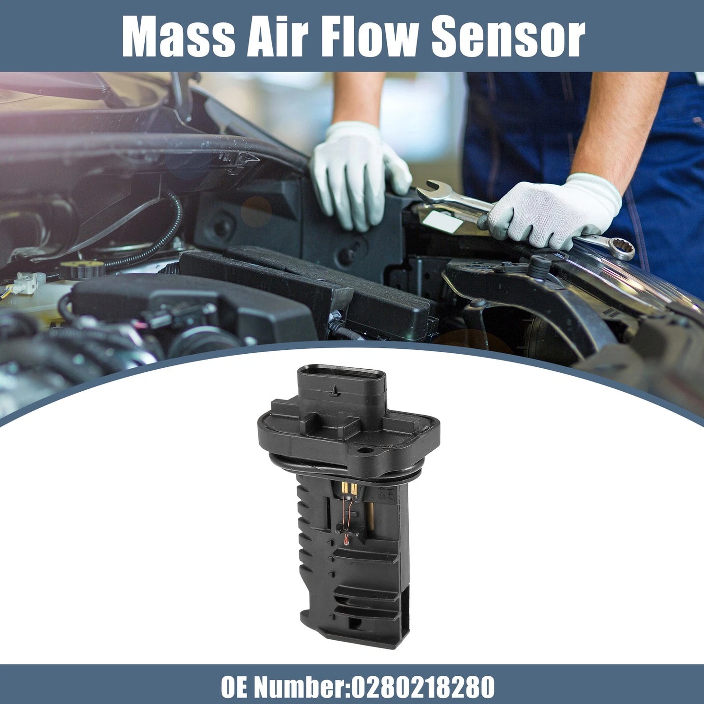 Mass Air Flow Sensor 0280218280 for BMW 435i xDrive Gran Coupe (2015–2016)
