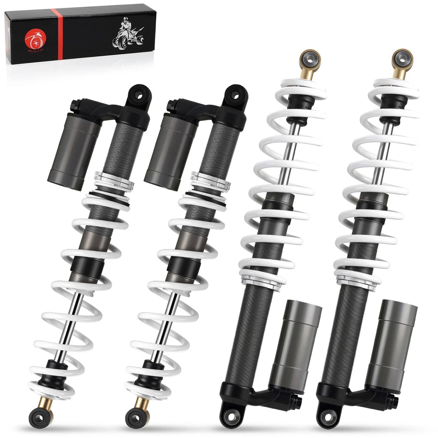 4 x Front And Rear Air Shock Absorbers for Polaris RZR S 800 EFI (2009–2012)