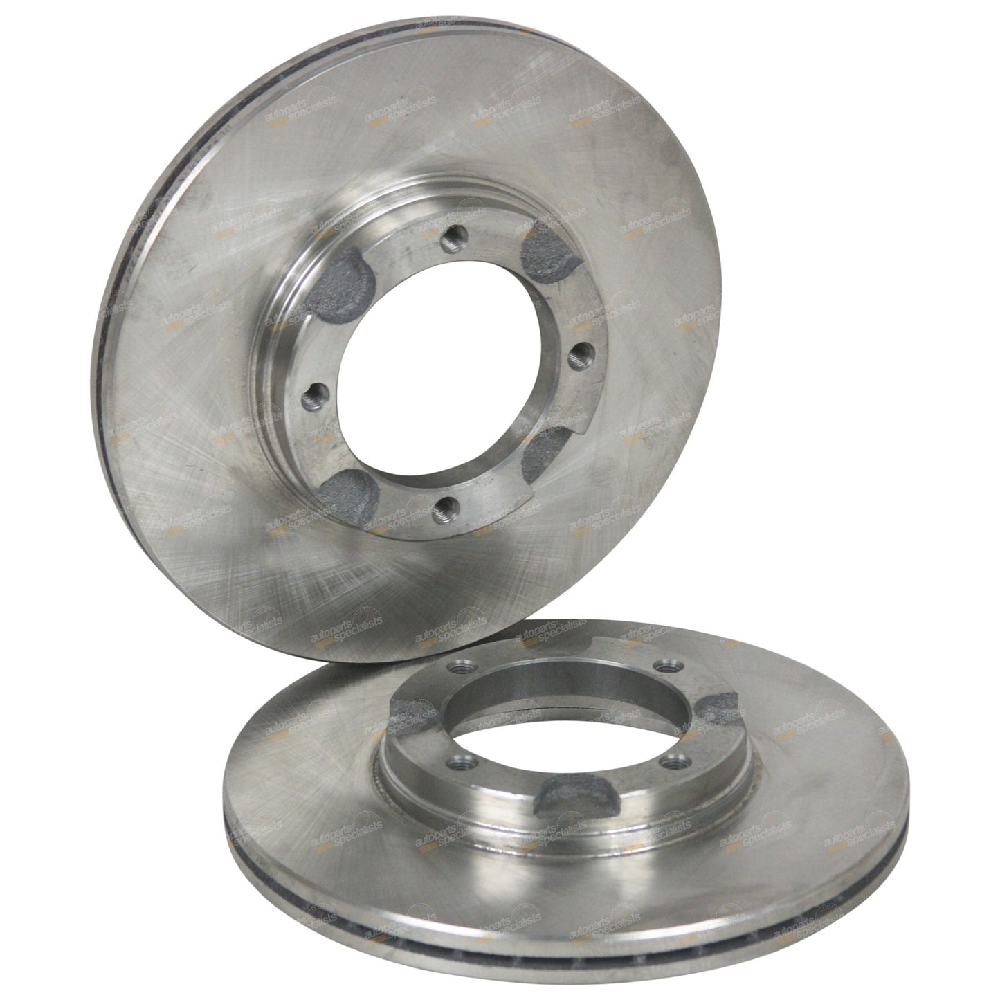 2 Front Disc Brake Rotors for Hyundai S Coupe (1990–1996)