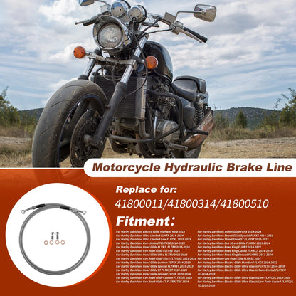 70" Brake Hose Oil Line for Harley Davidson (No. 41800011)