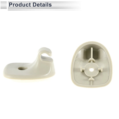Sun Visor Holder Clip for Chrysler Sebring, Dodge Avenger (No. 1GW25DW1AA) Beige