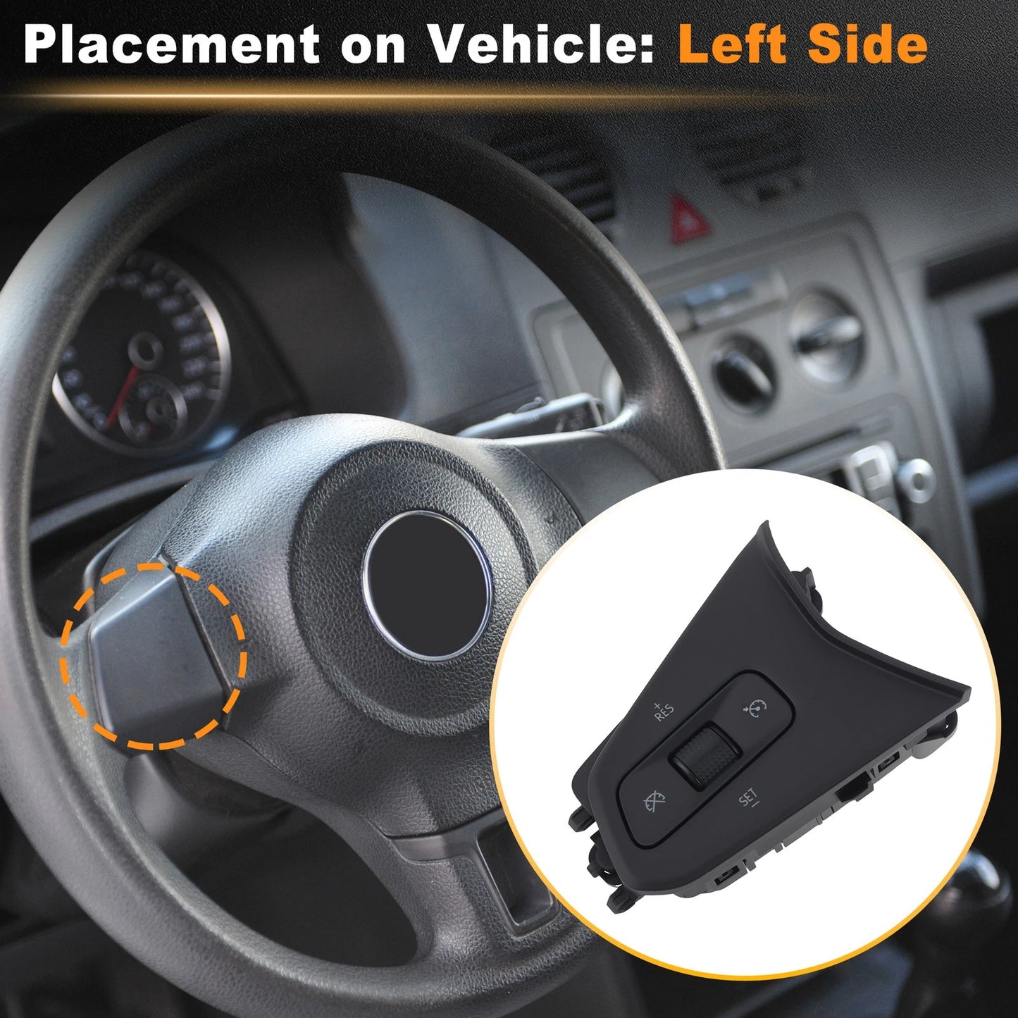 Steering Wheel Button Left Side for Chevrolet Bolt (2022–2023) No. 13531991
