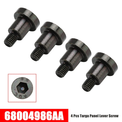 4pcs Targa Panel Lever Screw 68004986AA for Jeep Wrangler (2007–2017)