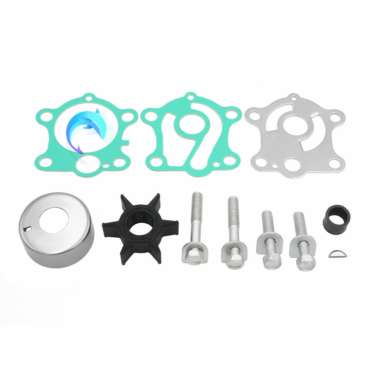 Water Pump Kit for Yamaha 55HP 2-Stroke Outboard (Year Range Not Specified)