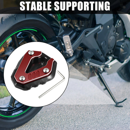 1 Set Aluminum Alloy Motorcycle Kickstand Pad for BMW S1000RR (2019-2023)