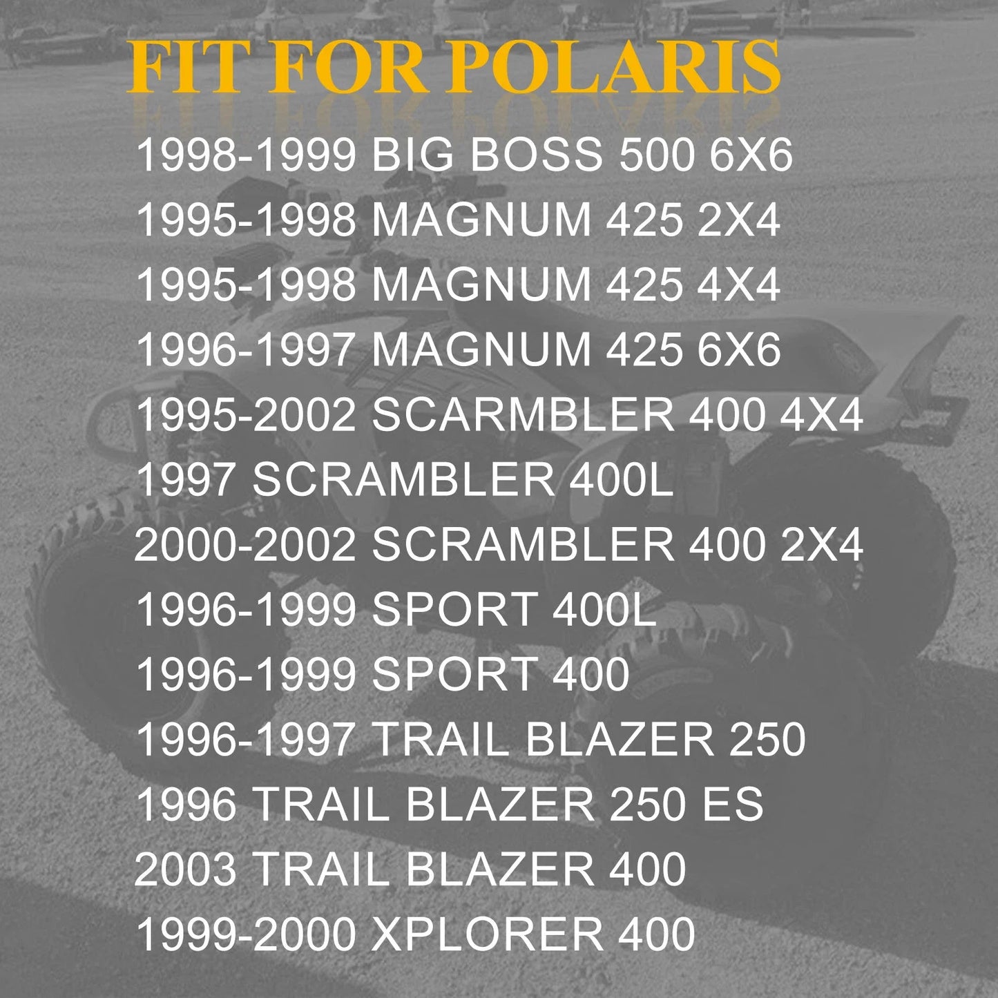 Air Filter Cleaner & Stand STUD for Polaris Scrambler 400 (1995–2002)