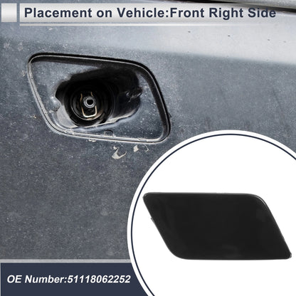 Washer Nozzle Cover Cap No. 51118062252 for BMW 335i GT xDrive (2013–2016)