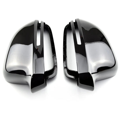 Black Mirror Cover Cap Without Lane Assist for Audi A3/S3 (2009–2010)