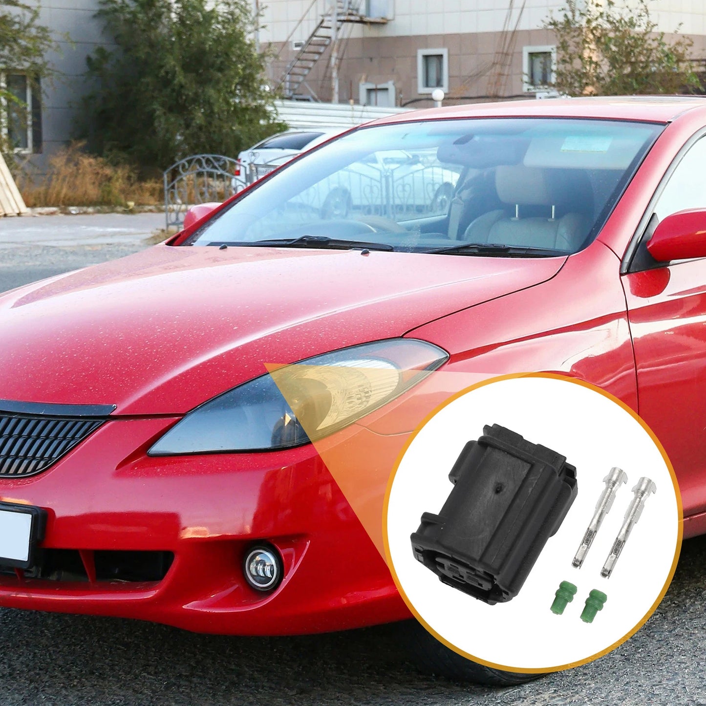 2 Pin ABS Wheel Sensor Connector Plug for Toyota
