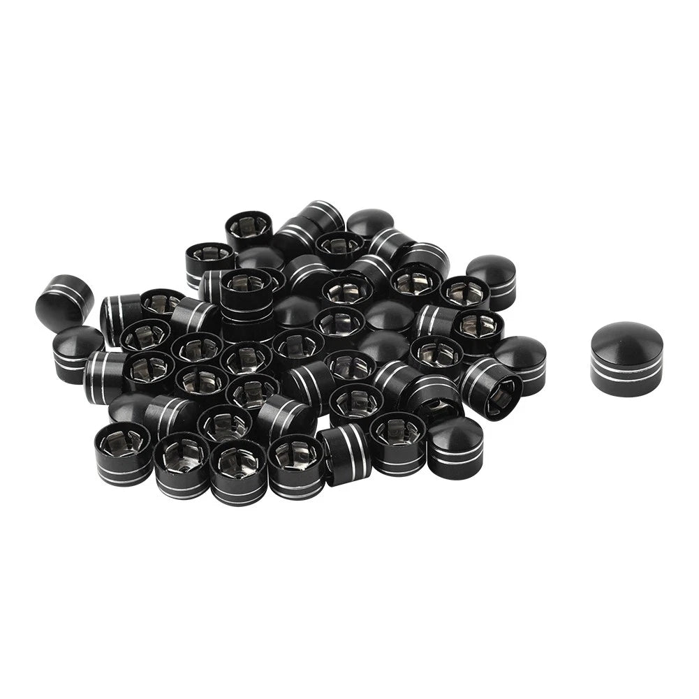 60X Engine Screw Cap Bolt Cover Kit for Harley Touring Road Street Glide Softail