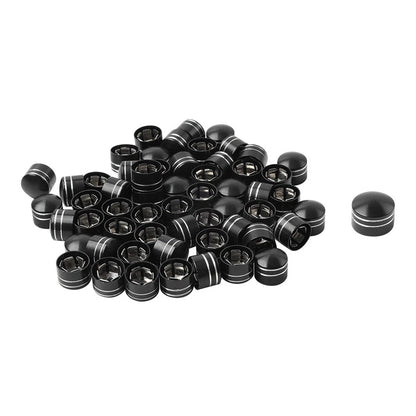 60X Engine Screw Cap Bolt Cover Kit for Harley Touring Road Street Glide Softail
