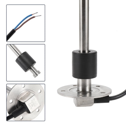 Fuel Sending Unit and Gauge Kit 0-190 Ohm for Boat Car Truck (0-190 Ohm)