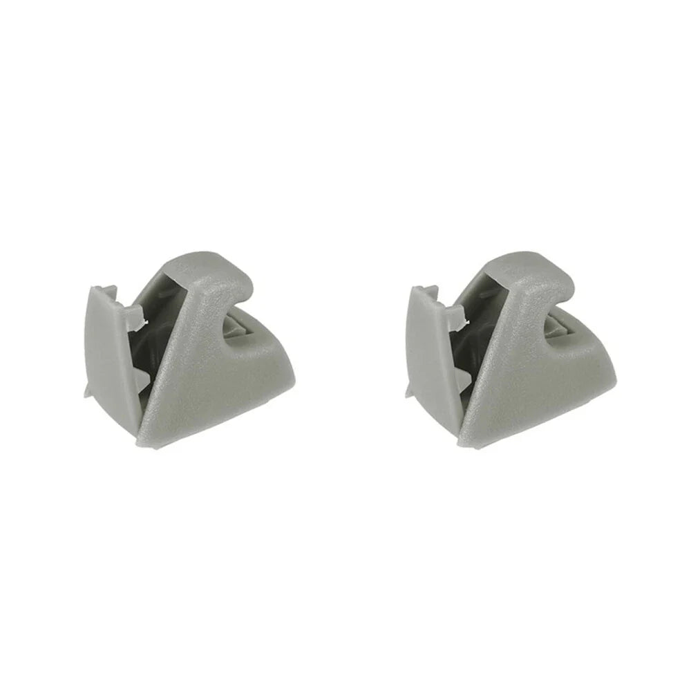 Sun Visor Retainer Clips Gray for GMC Yukon, Sierra, Chevy (2007-2014)