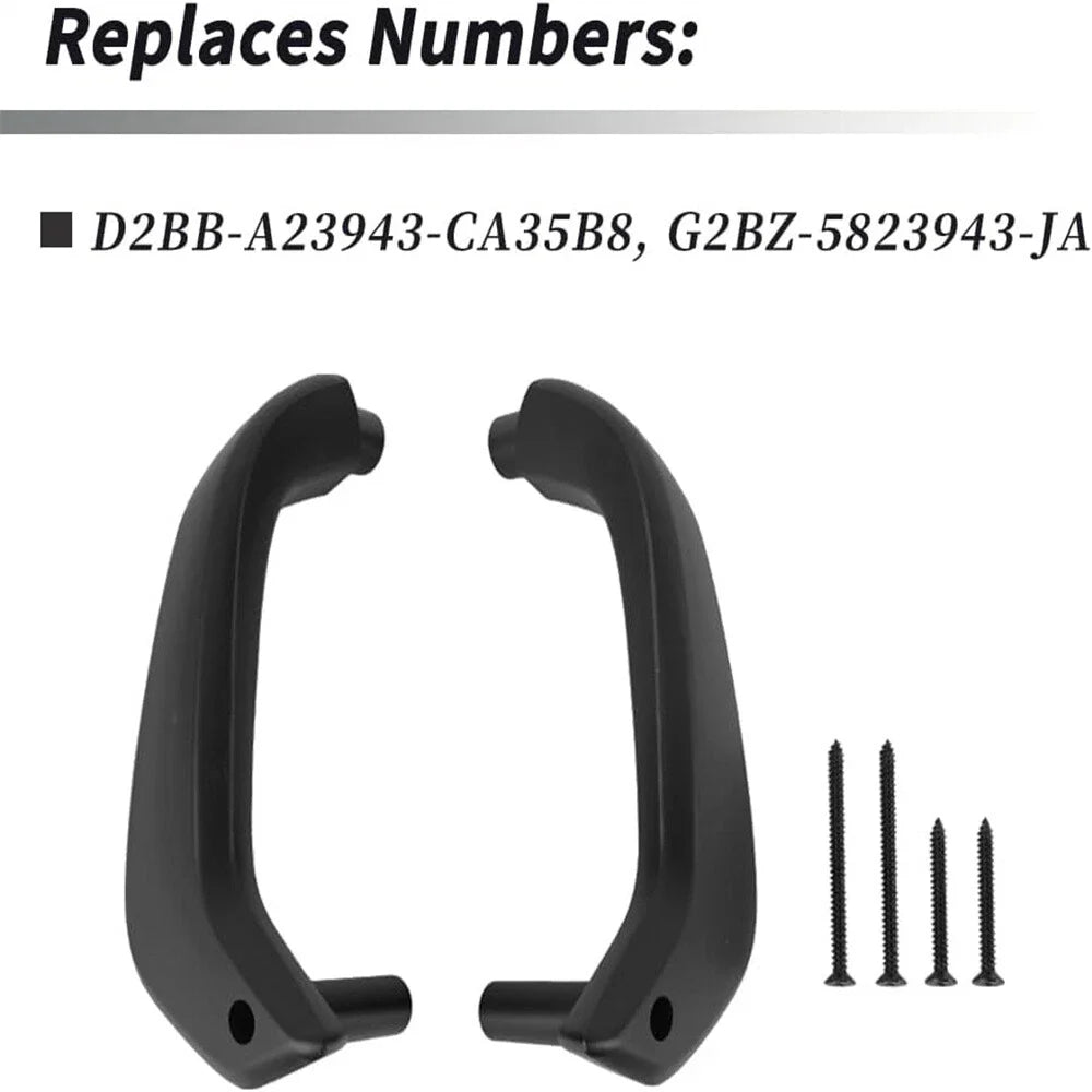 Car Interior Door Handle Manual Window Panel Left + Right for Ford Fiesta (2011-2020)