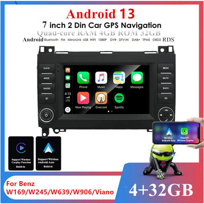 7" Stereo Radio GPS Navi for Benz W169 W245 W639 Sprinter (2006-2018)
