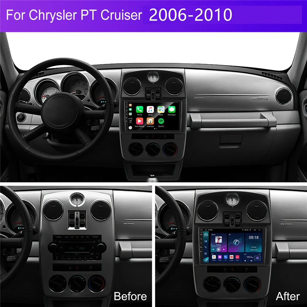 9" Android 13 Stereo Radio GPS Navigation for 06-10 Chrysler PT Cruiser