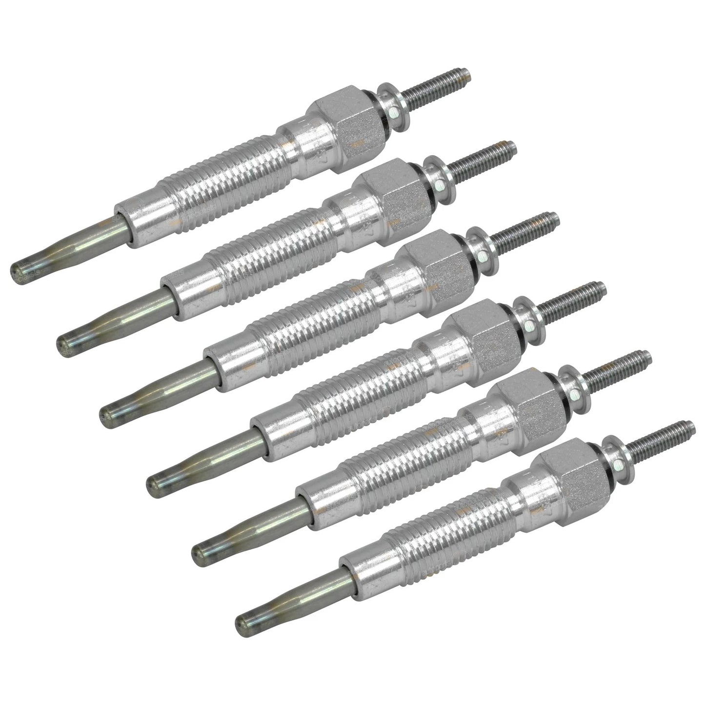 6 Glow Plugs for Nissan Patrol GR GU Y61 RD28 1997–2001 Turbo Diesel