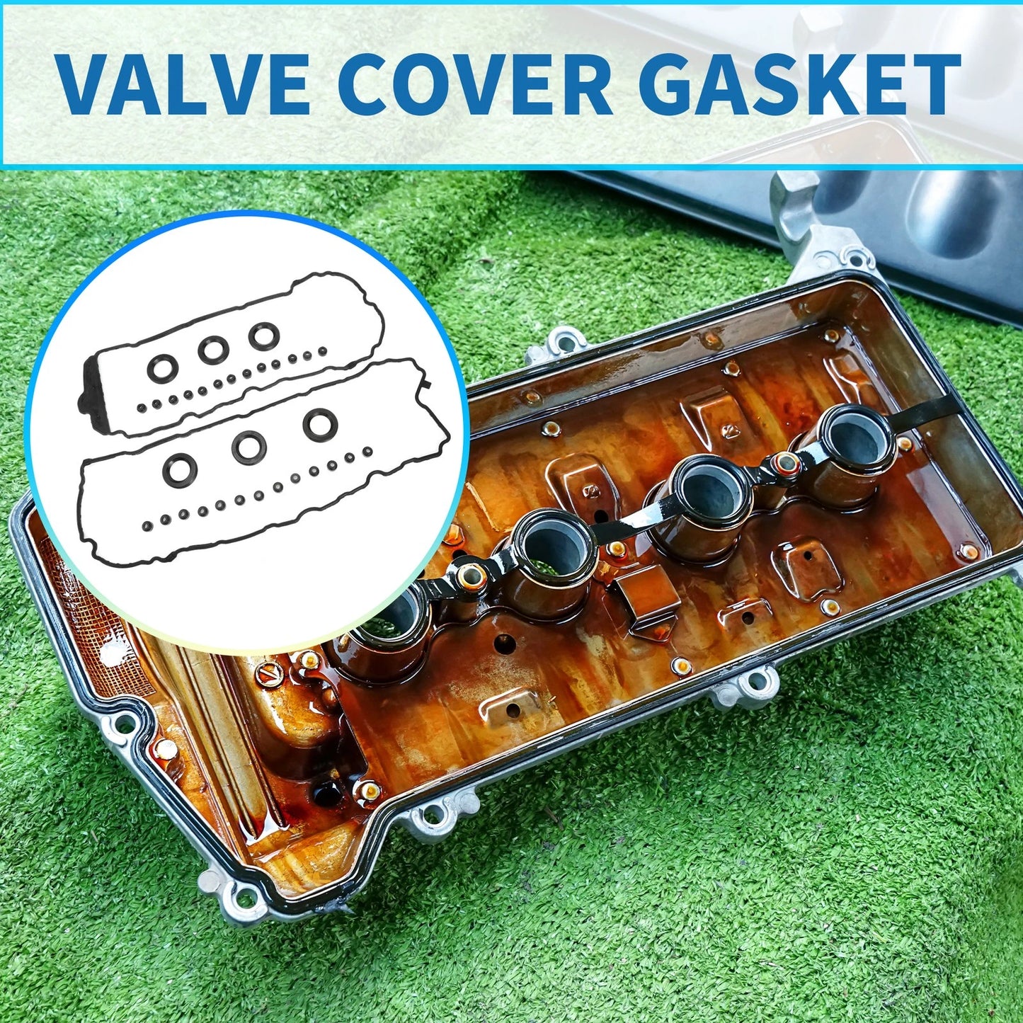 Set of 1 Valve Cover Gasket No.VS50808R/12595107 for Chevrolet Camaro (2010–2015)