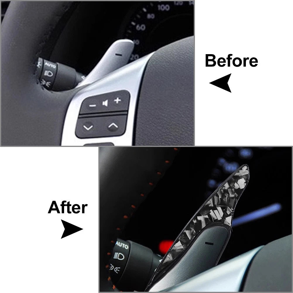 Keyless Remote Key Fob Case Cover for Lexus (Black Carbon Fiber)