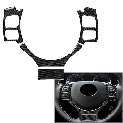 Steering Wheel Cover 4Pcs/Set Carbon Fiber for 200t 300h
