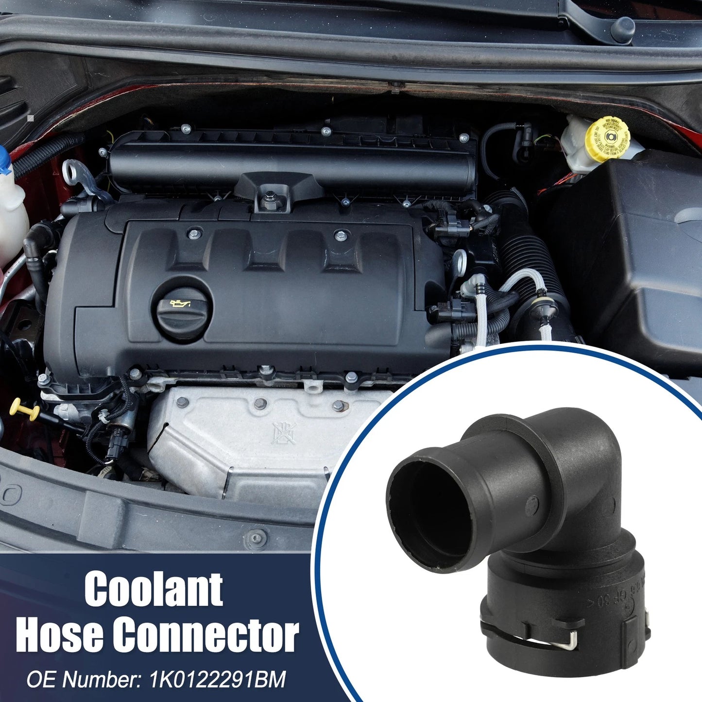 Radiator Coolant Hose Flange for Audi A3 2.0L A/T Quattro (2006–2013)