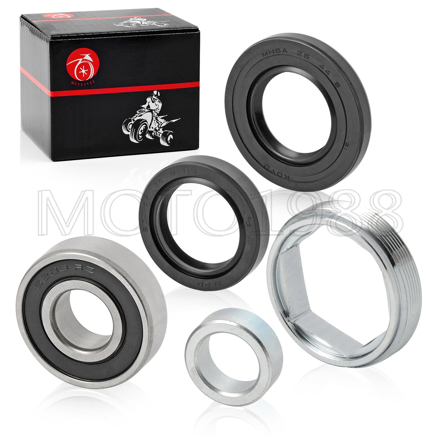 Steering Stem Bearing Seal Holder Nut for Yamaha Banshee 350 (1988–2006)