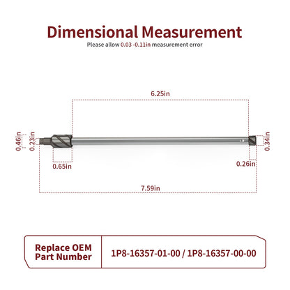 Clutch Push Rod for Yamaha YZ250 (1999–2024)