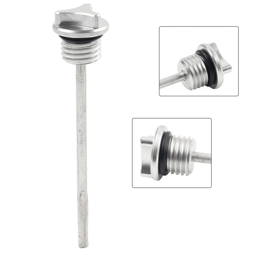 CNC Engine Oil Dipstick Silver for Lifan YX 125cc 140cc Pit Dirt Bike