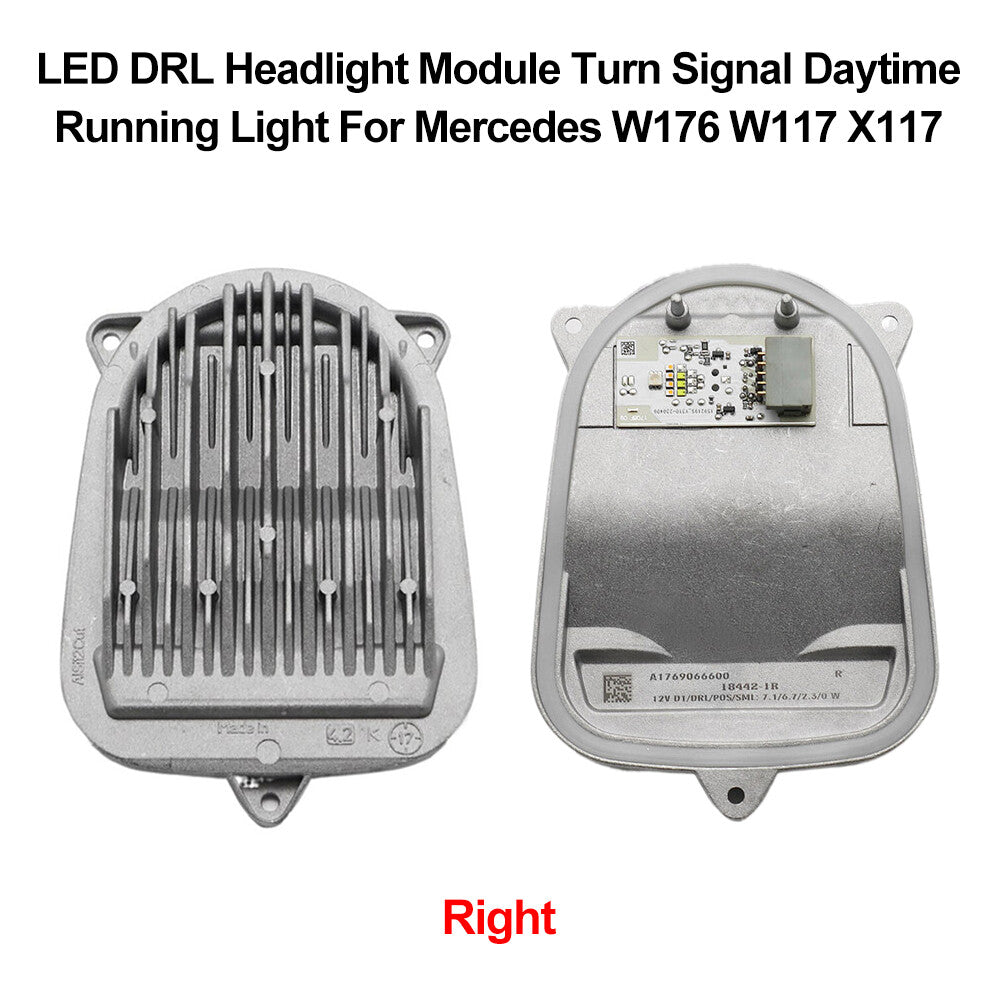 LED DRL Headlight Control for Mercedes A W176 CLA W117 (2013–2019)