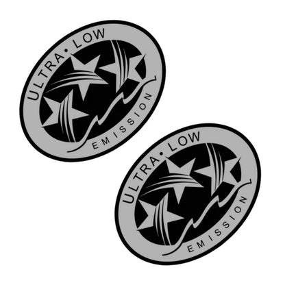 2X Outboard Graphic Sticker Decal for California DOT (3 Star)