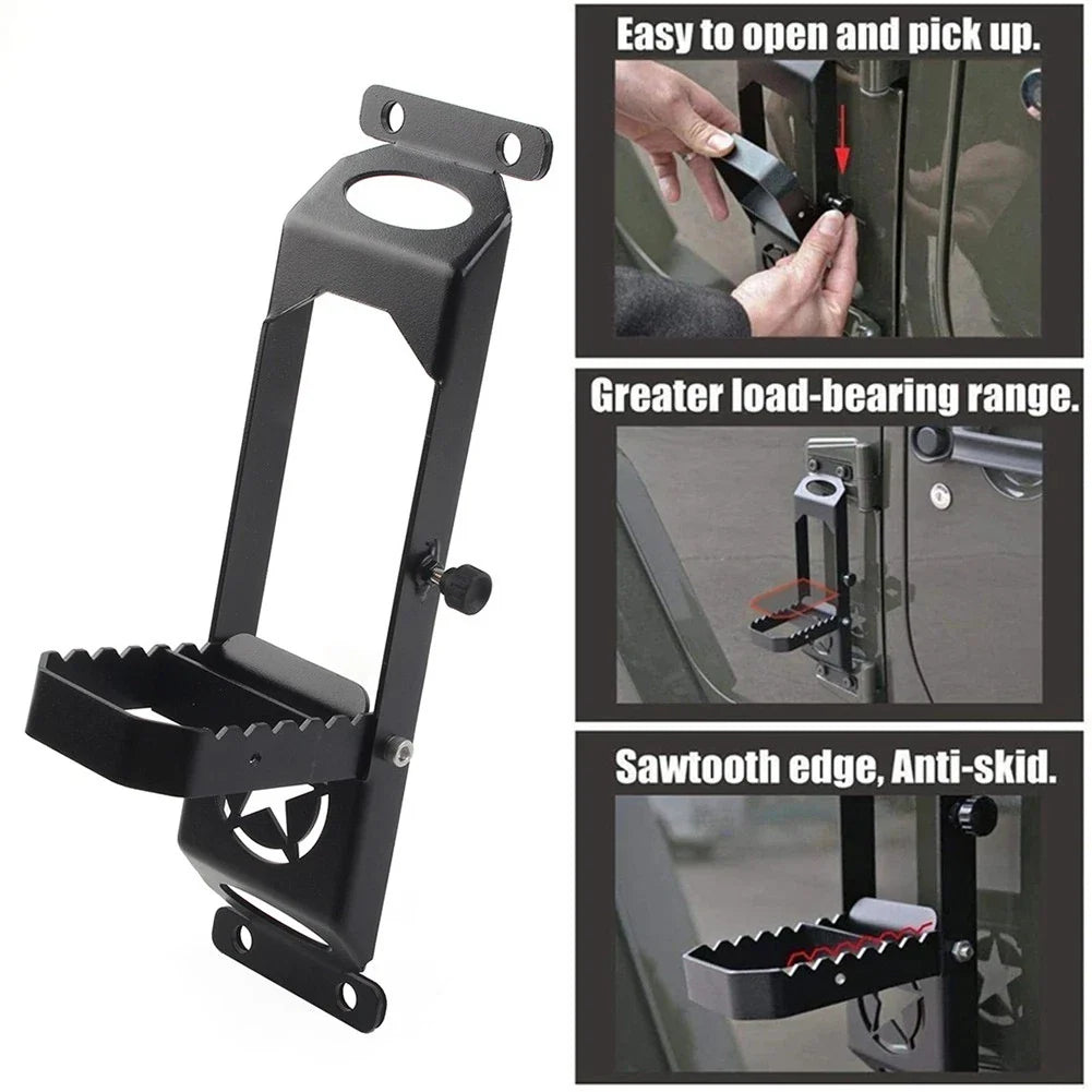 Foot Pegs for Jeep Wrangler JK 2007-2017 & JL 2018-2022