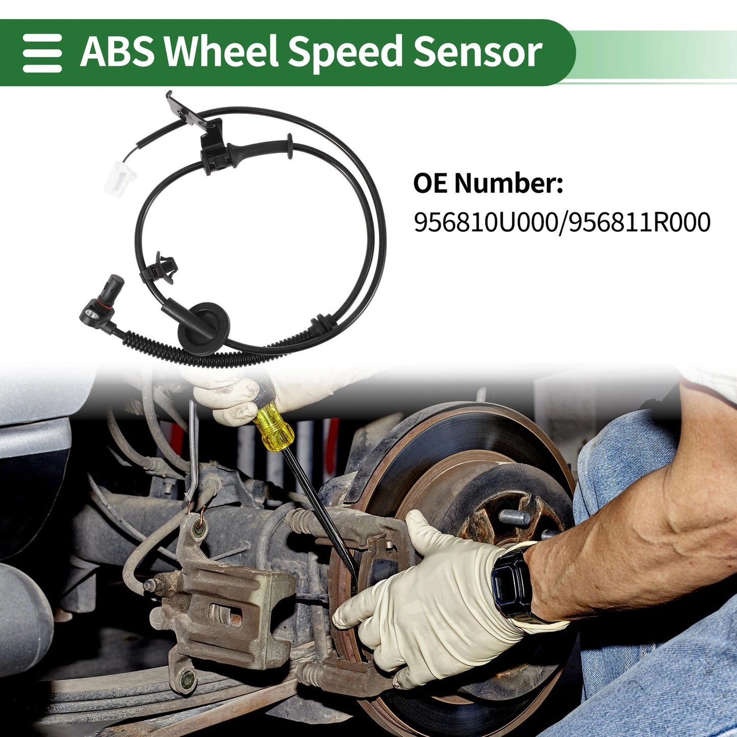 ABS Wheel Speed Sensor No. 956810U000 for Hyundai Verna (2010–2014)