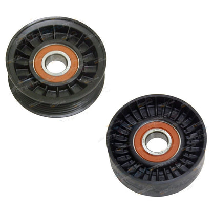 Set of 2 Fan Belt Idler Bearings for Ford 4.0L 6cyl