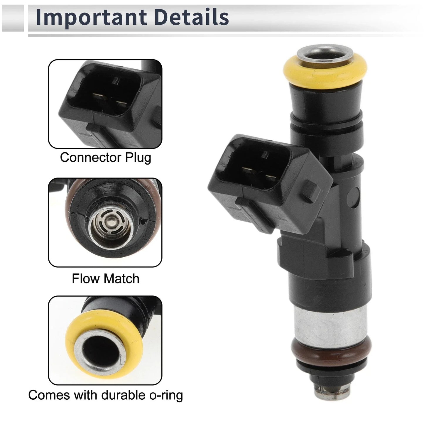 Fuel Injector for Honda Civic 2.0 (2014-2018) - 1 x Engine Fuel Nozzle