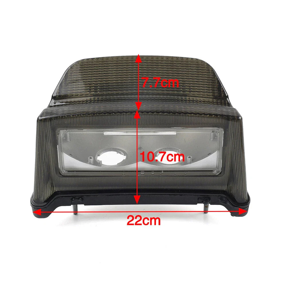 Red Tail Light Cover for Kawasaki ZRX400 (1999-2004) ABS Plastic