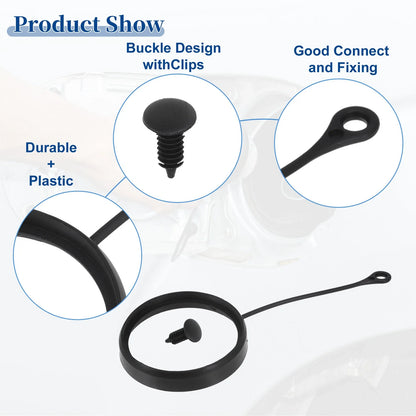 Fuel Tank Cap Tether Rope 2 x for Mercedes-Benz E320 (2003-2009)