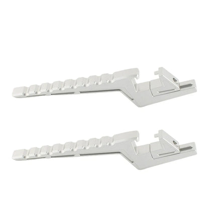 Silver Passenger Footpeg Extensions for Surron Light Bee X/S X/L1E (2020-2023)
