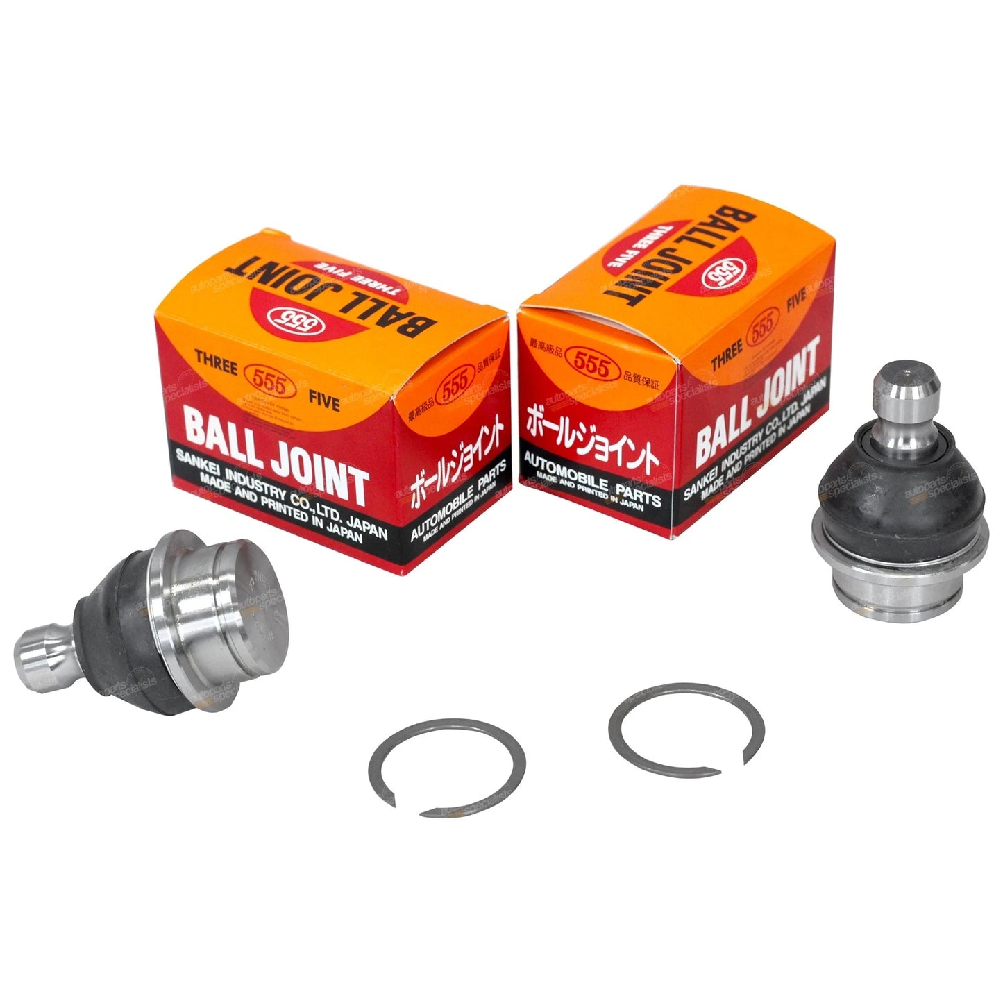 2x Lower Ball Joints for Nissan Navara D40 (2005–2015) 4X4