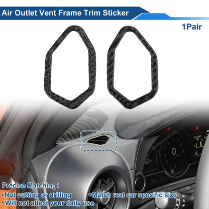 Air Condition Outlet Vent Trim Cover Frame Set of 2 for Toyota GR86 (2021–2023)