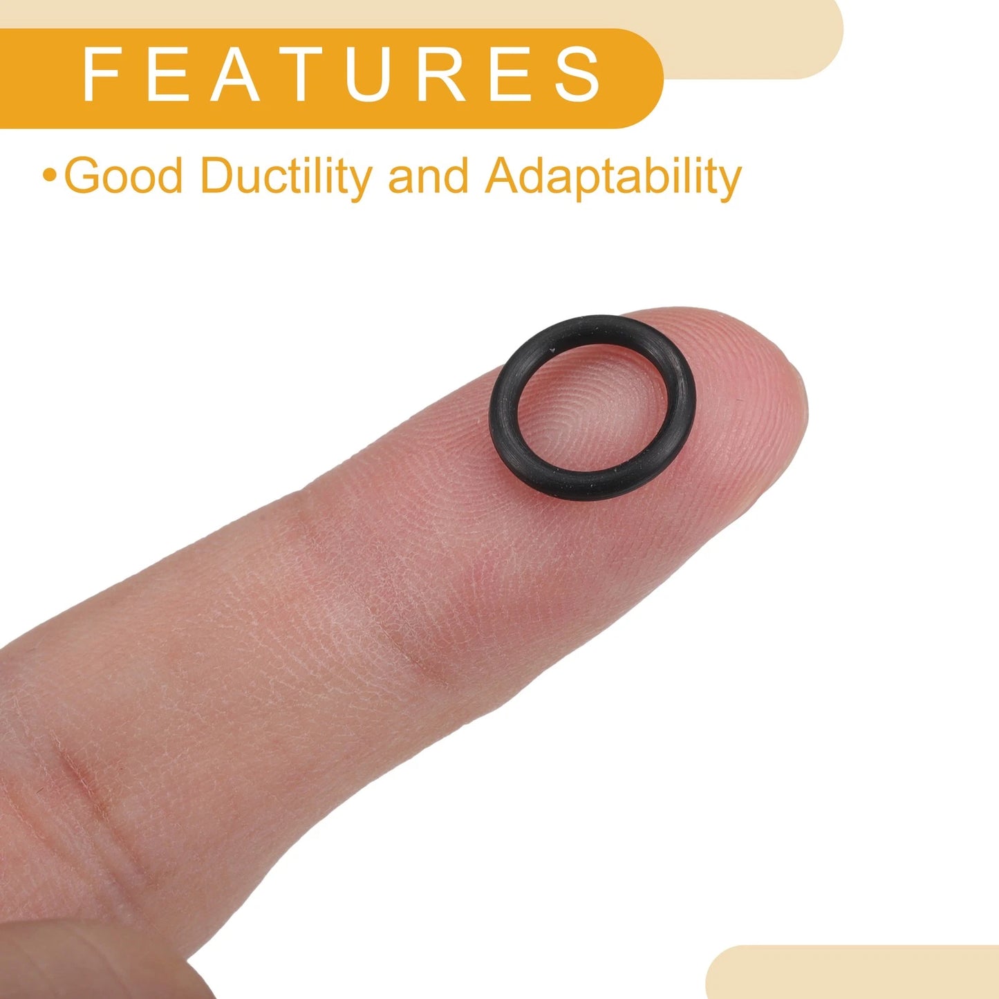 50pcs NBR Rubber O Ring Seal Gasket for Cars Trucks (Universal) 8mm ID x 1.5mm CS