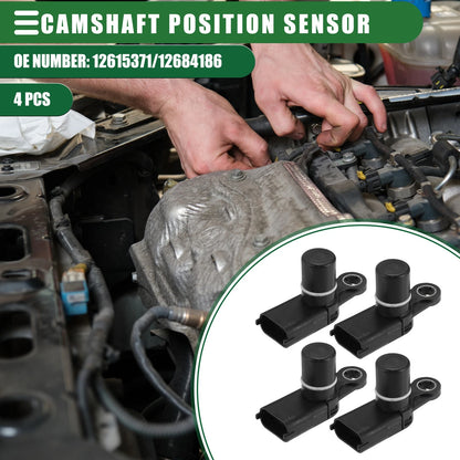 Set of 4 Camshaft Position Sensors for Buick Chevrolet (No. 12615371/12684186)