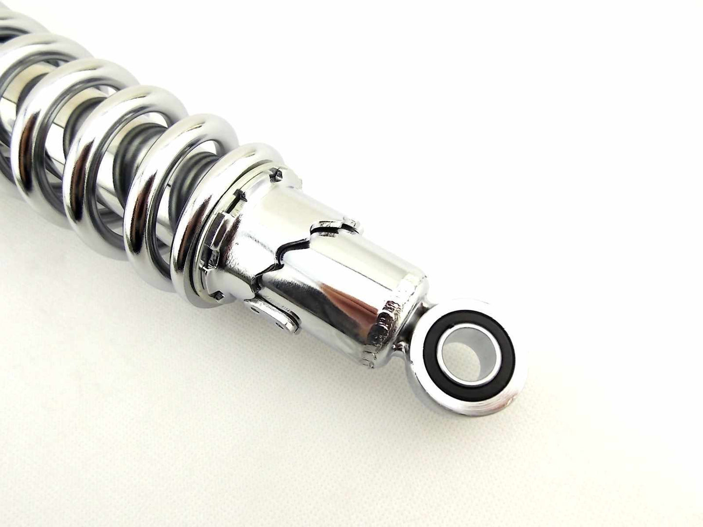 Set of 2 Chrome Rear Shock Absorbers for Triumph Tiger 750 (1970–1975)