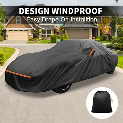 Waterproof Car Cover for Porsche 911 (2013–2023) with Zipper