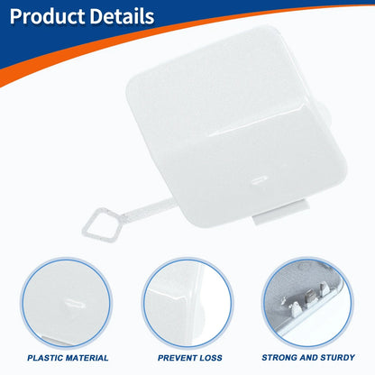 Front Bumper Tow Hook Cover for BMW 1 Series Mineral White