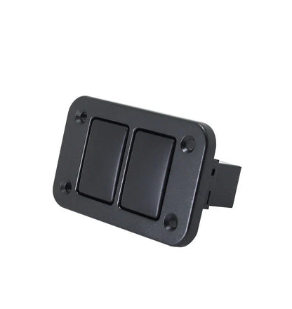 Universal / 2-Gang / Rocker Switch Panel Push Button 12V/24V DC for Toyota