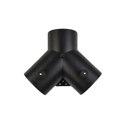 3in Y Branch Duct Splitter with Regulator Flap Valve for Heater