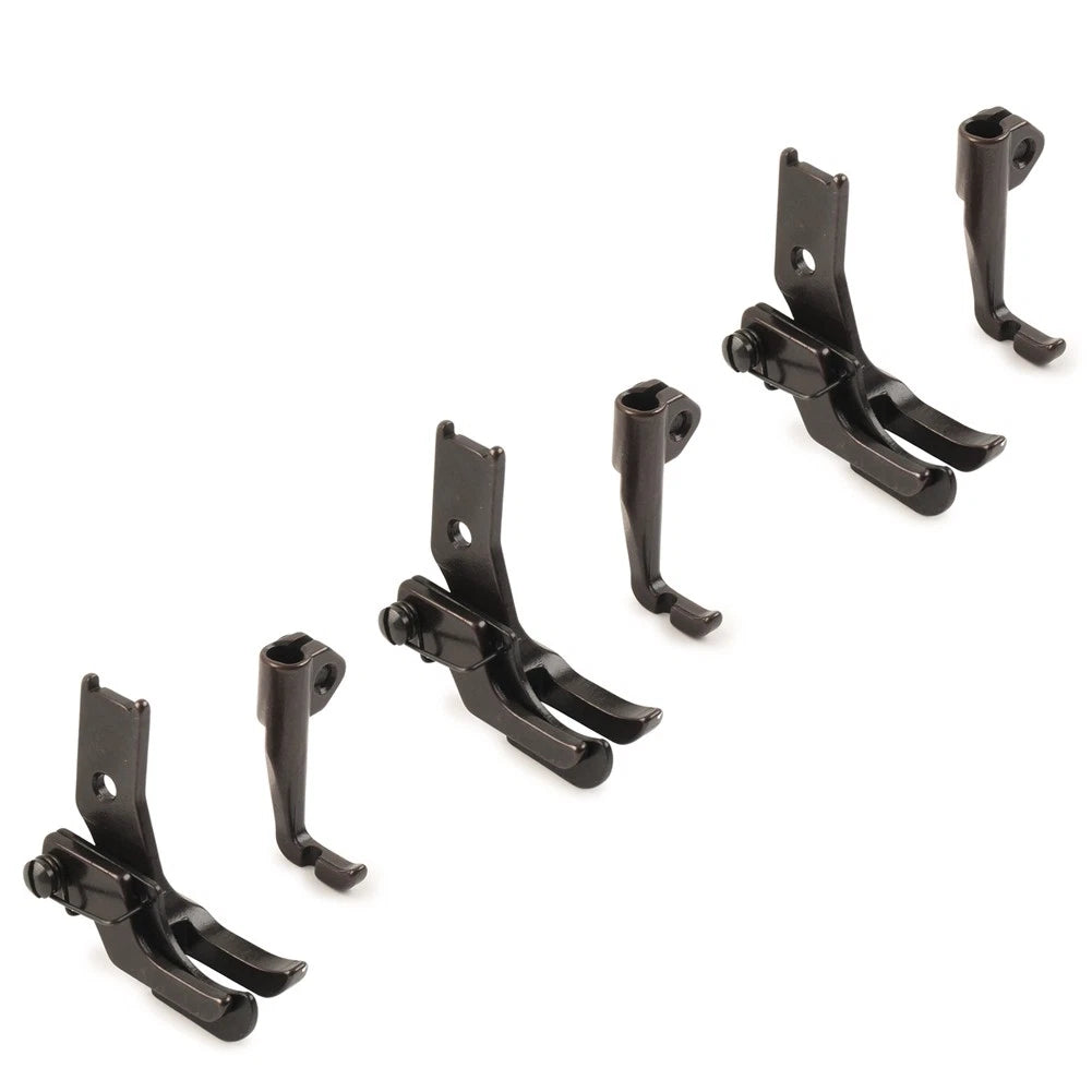 Set of 3 Walking Feet with Left Edge Guide for Juki, Consew, Singer, Mitsubishi